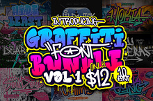 Graffiti Font Bundle Vol.1