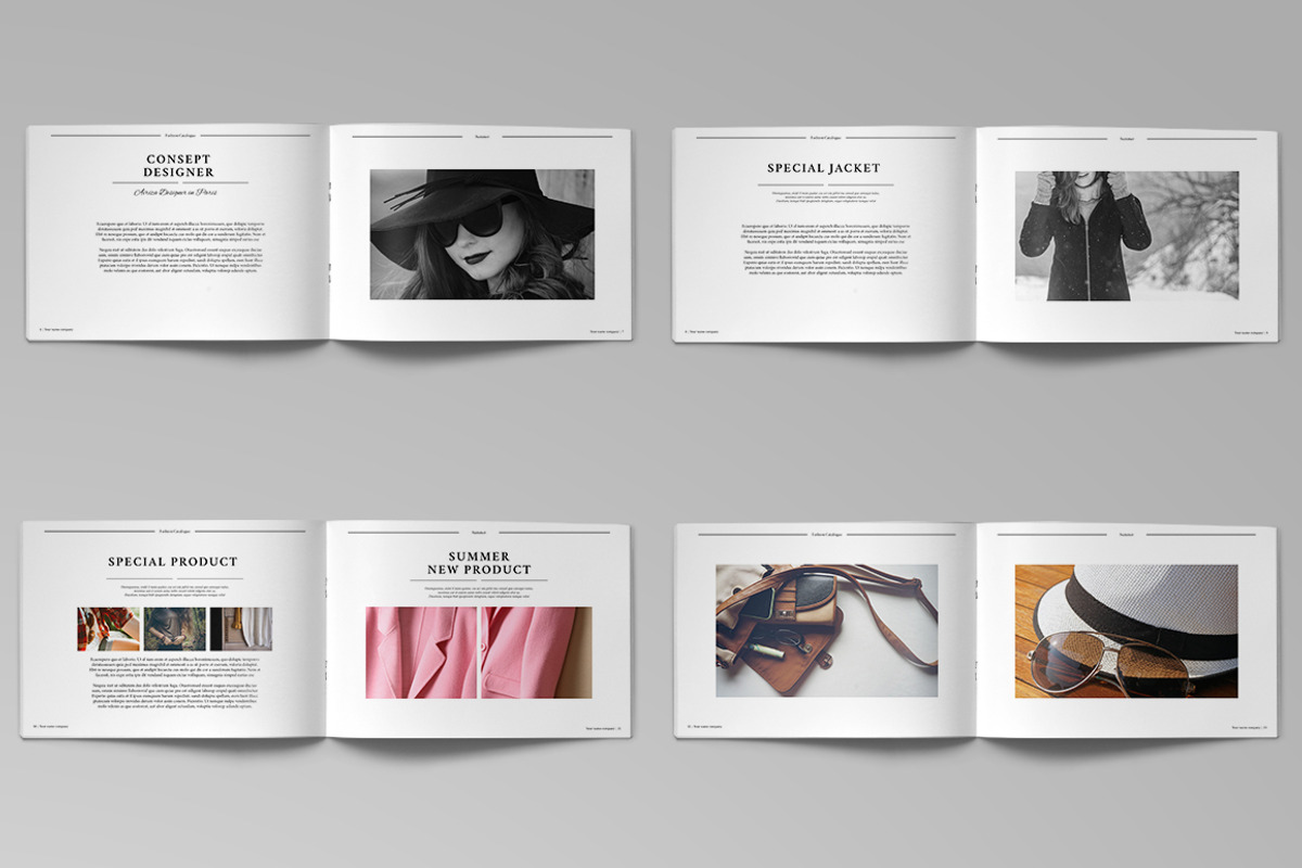 Fashion Catalogue, a Brochure Template by Teweka Template (Photo 8 of 11)
