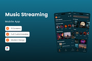 MarzVader - Music Streaming Mobile A, an App Template by trabaskriya (Thumbnail 1 of 5)