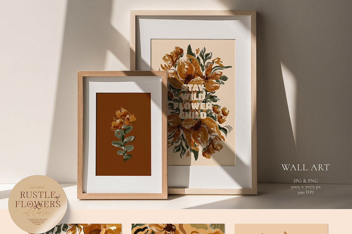 Rustle of Flowers Collection, an Illustration by Julia Dreams (Photo 9 of 9)