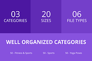 150 Fitness & Sports Filled Icons, an Outline Icon by IconBunny (Thumbnail 3 of 6)