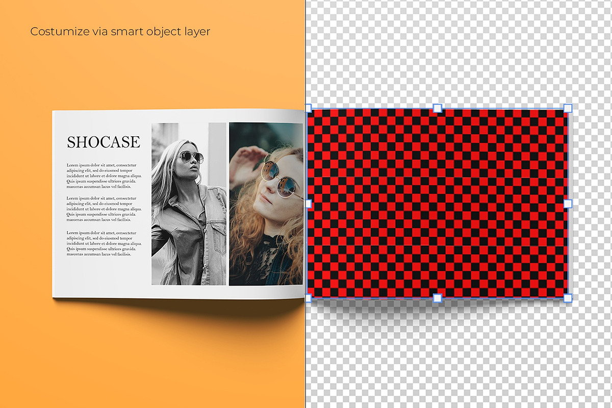 A4 Landscape Magazine Mockup, a Books & Magazine Mockup by Lxadesign (Photo 8 of 14)