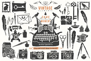 Vintage objects & watercolor, an Illustration by kite-kit (Thumbnail 2 of 4)