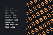 Ethere - Futuristic Sans - 162 fonts, a Sans Serif Font by VP Fonts (Thumbnail 2 of 27)