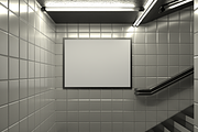 Subway Station Billboard Ad Mockup, an Advertising Mockup by Bartama Graphic (Thumbnail 4 of 4)