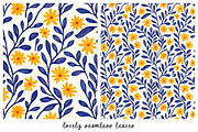 12 Seamless Elegant Leaf Patterns, a Pattern Graphic by DesignRocket (Thumbnail 5 of 13)