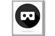 Fine Vector Flat Icon With VR Logo, a Texture Graphic by FineArtStudio (Thumbnail 3 of 3)