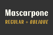 Mascarpone Typeface, a Sans Serif Font by hudlow (Thumbnail 1 of 5)