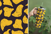 Ikat Minimalist Leaf Pattern, a Pattern Graphic by PPEthnicDecorPattern (Thumbnail 7 of 7)