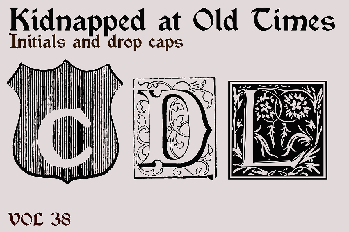 Kidnapped at Old Times 38,, a Font by Intellecta Design (Photo 1 of 5)