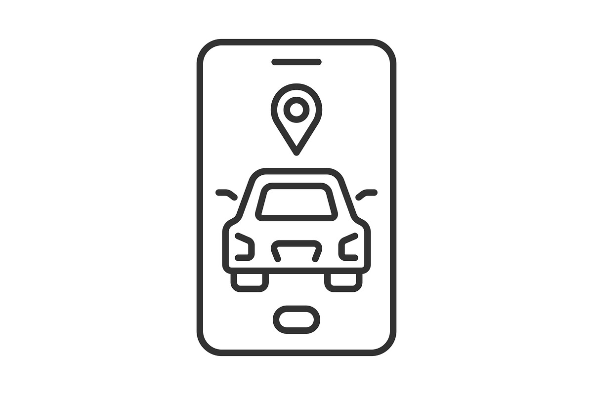 Car sharing line icon vector set, an Outline Icon by ElineDesign (Photo 2 of 3)