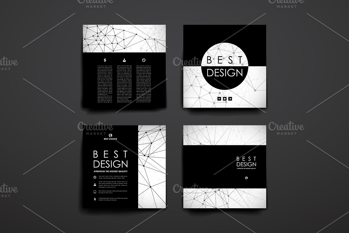 Molecular Card Templates, a Card Template by Palau (Photo 1 of 3)