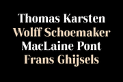 Karsten, a Serif Font by Nasir Udin (Thumbnail 9 of 16)