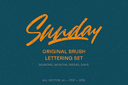 Creative brush lettering set., an Object Graphic by Anton Akhmatov (Thumbnail 1 of 7)
