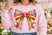 Rhinestone Easter Coquette Bow Png, an Illustration by Daily.Designs (Thumbnail 2 of 5)