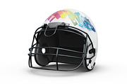 Football Helmet Mock-up, a Mask Mockup by PixelMockup (Thumbnail 3 of 9)