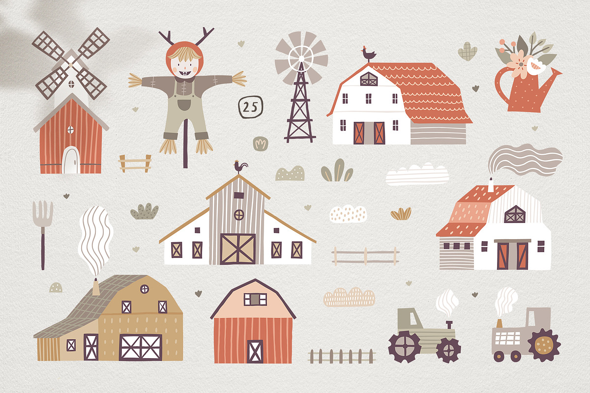 Busy Farm - Farm Animals, an Animal Illustration by Lori Room (Photo 3 of 19)
