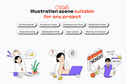 Freelance and Remote Worker, an Illustration by orenjidesign (Thumbnail 4 of 8)