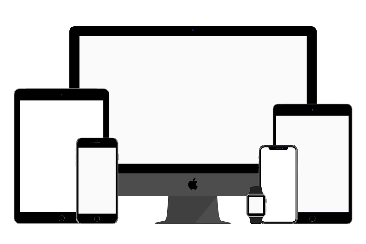 Apple Responsive Flat Vector Mockups, an iPhone Mockup by Alex_Yanko (Photo 6 of 6)