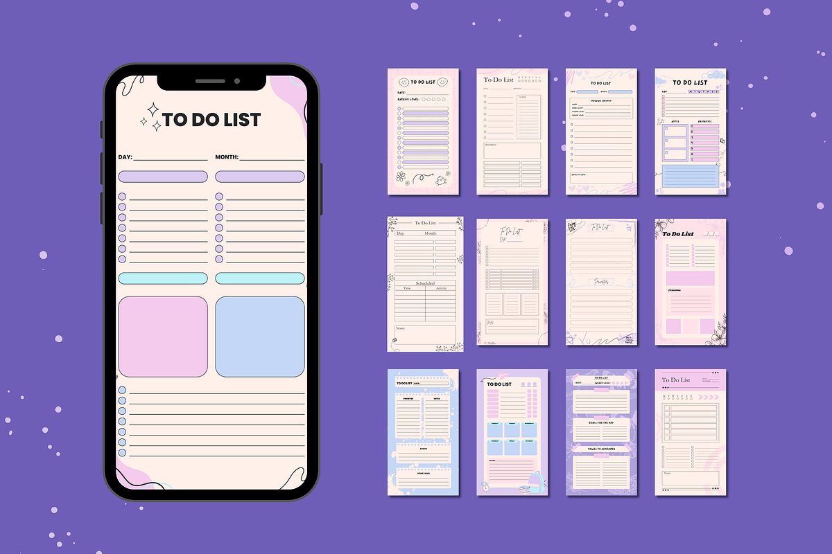 20 Multistyle Planners Templates, a Templates & Theme by TemplateCastleStore (Photo 2 of 9)