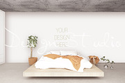 interior PSD, Bedroom SMART LAYER, a Print Template by HisariDS Mockup Design (Thumbnail 1 of 6)