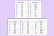 5 Year Monthly Planner 2024-2028 KDP, a Stationery Template by Shumaya (Thumbnail 3 of 6)