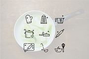 Cooking Line Icons, a Duotone Icon by Lyolya Profitrolya (Thumbnail 2 of 2)