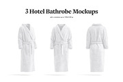 Hotel Bathrobe Mockup, an Apparel Mockup by rebrandy (Thumbnail 3 of 11)