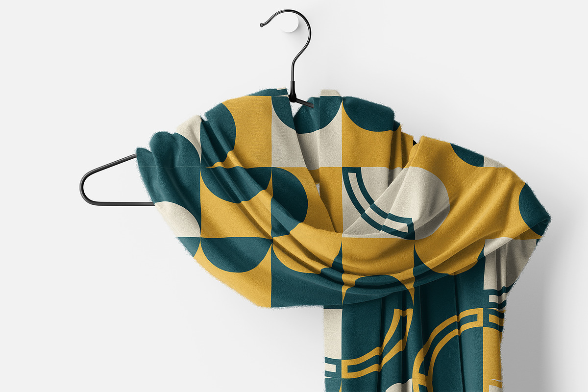 Wool scarf Mockup Part 2, an Apparel Mockup by GraphicVil (Photo 7 of 9)