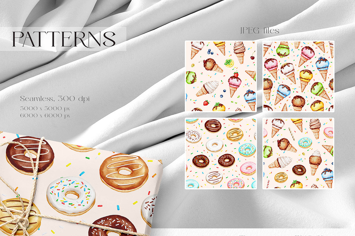 Holiday SWEETS Year-Round SET, a Food Illustration by Eva Katerina (Photo 11 of 13)