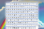 CloudGlyphic Font, a Handwritten Font by Fontastic Ventures (Thumbnail 6 of 6)