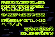 Aero Flux | Modern Cyber Mecha Font, a Symbol Font by Ardana Creative (Thumbnail 6 of 7)