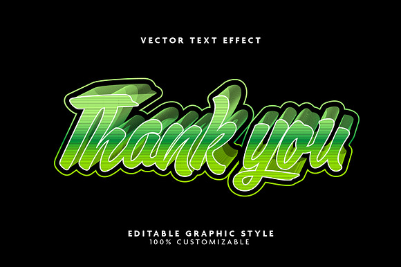 Gradient Neon Striped Text Effect preview 3