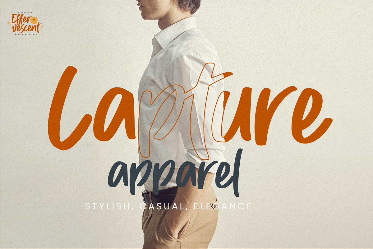 Effervescent – Quick Brush Font, a Handwritten Font by Gassstype (Photo 3 of 8)