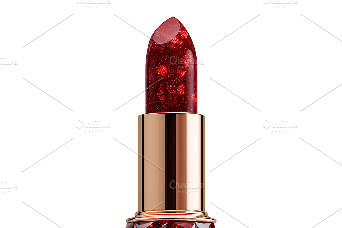 Red Diamond Lips and Lipstick PNG, an Object Graphic by Watercolor_Vector Graphic (Photo 9 of 14)