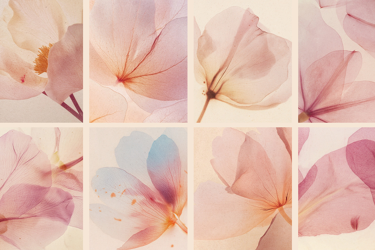 VEIL Flowers Collection, a Background Graphic by nkate (Photo 12 of 13)