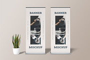 Rollup Banner Mockup, an Advertising Mockup by graphicsecond (Thumbnail 8 of 9)