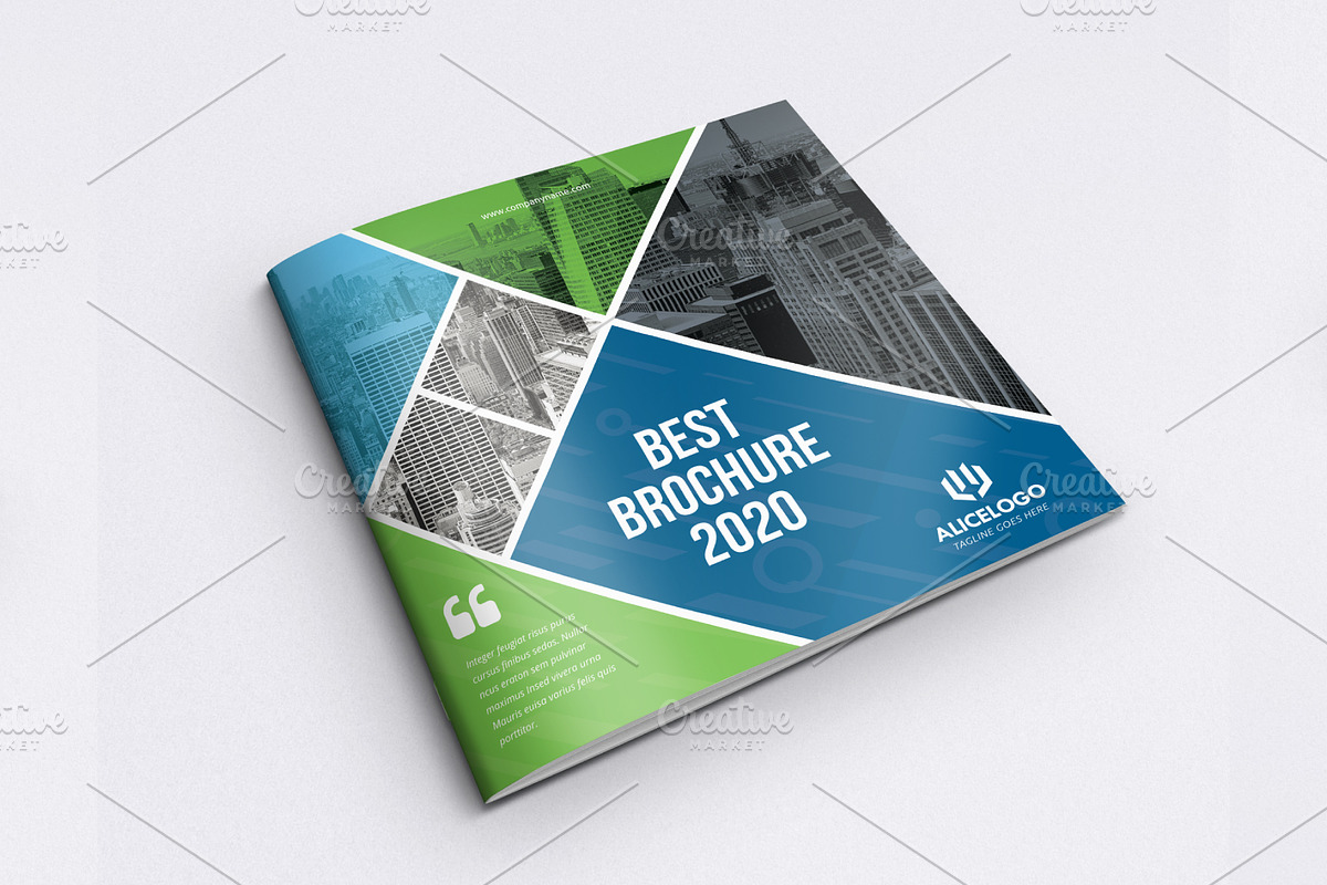 Square Bifold Brochure template, a Brochure Template by Alice_s (Photo 1 of 4)