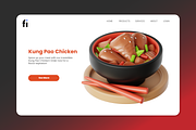 3D Asian Food Icon Set, a Food & Drink 3D Model by Flat Icons (Thumbnail 6 of 8)