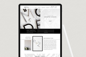 The Beth - Showit Website Template