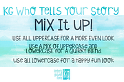 KG Who Tells Your Story, a Font by Kimberly Geswein Fonts (Thumbnail 2 of 3)