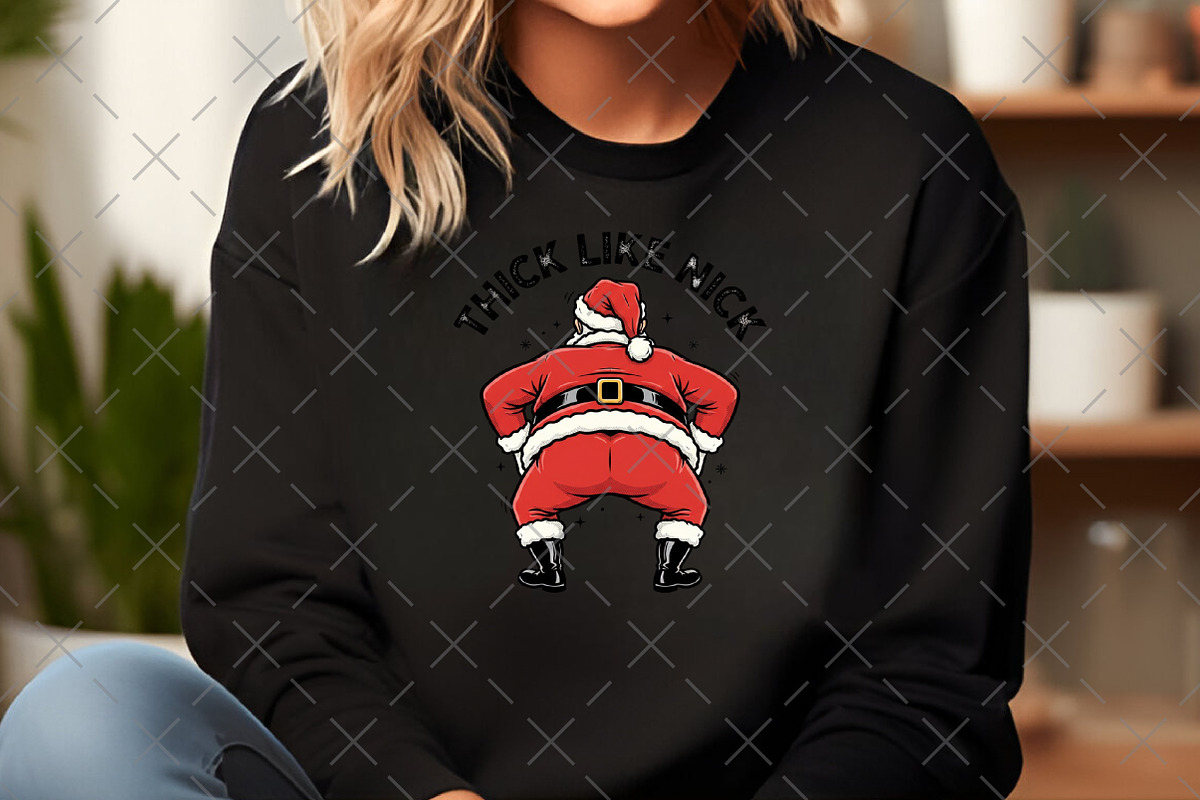 Funny Santa Christmas Shirt PNG, an Illustration by Craft Nest (Photo 5 of 6)