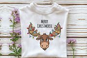 Merry ChristMoose Christmas Sublimat, an Illustration by Libby Wishes (Thumbnail 5 of 5)