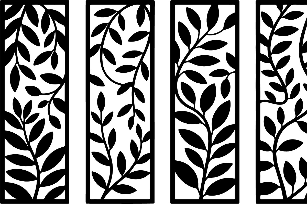 Laser Cut Ornamental Floral Border, a Decorative Illustration by himelgfx (Photo 11 of 19)