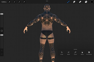 Procreate 3d Model -Male Body Bundle