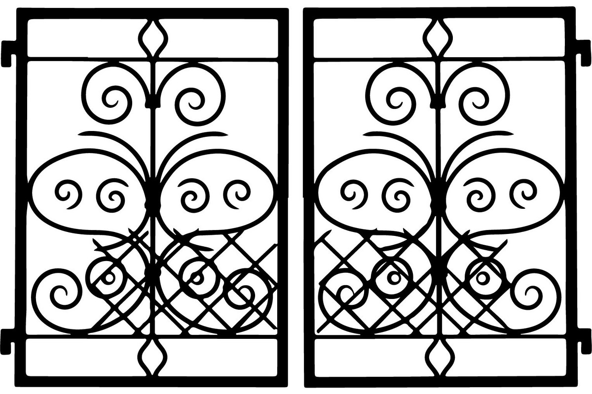 Ornamental Window Grill Designs, a Decorative Illustration by Designer_Momina (Photo 6 of 17)