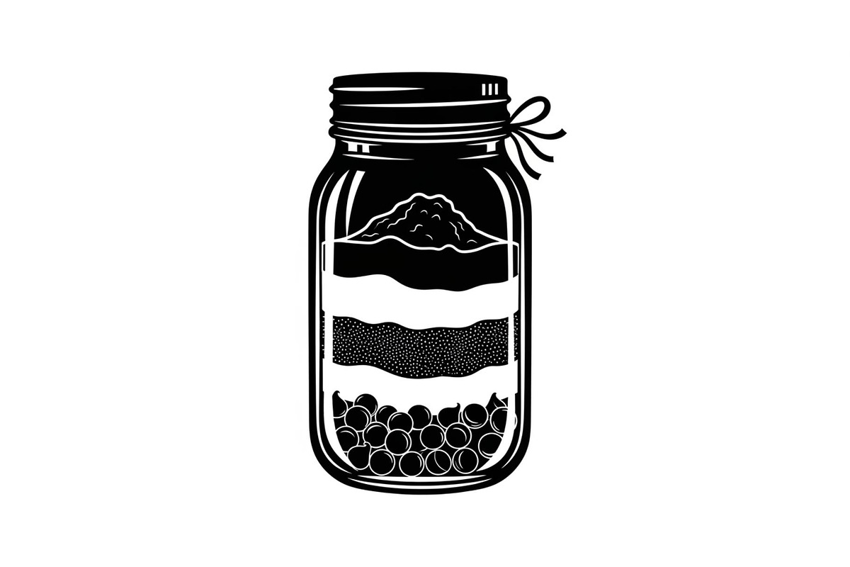 Layered Mason Jar Ingredients Bundle, an Illustration by yasushie (Photo 26 of 31)