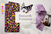 Butterfly Patterns, a Pattern Graphic by PatrushevaYana (Thumbnail 1 of 9)