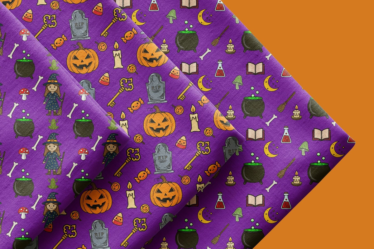 Halloween: Patterns & Clipart, a Seasonal Illustration by Elatedowl (Photo 6 of 14)