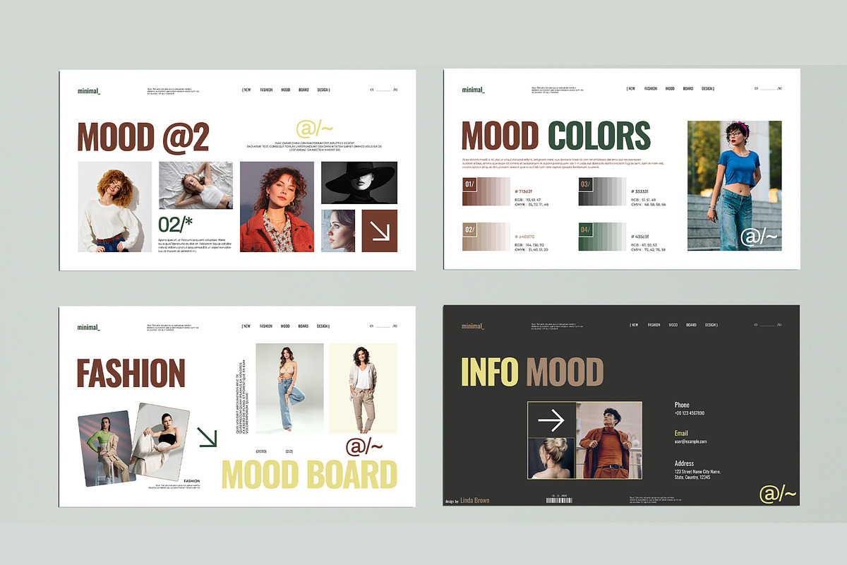 Mood Board Presentation Template, a Presentation Template by MightyDesign (Photo 4 of 7)